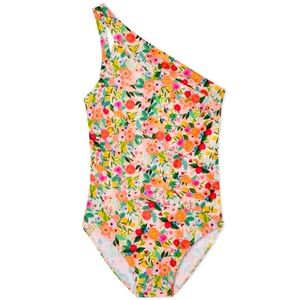 Summersalt x Rifle paper co, The Sidestroke in Garden Party one piece Swimsuit 8